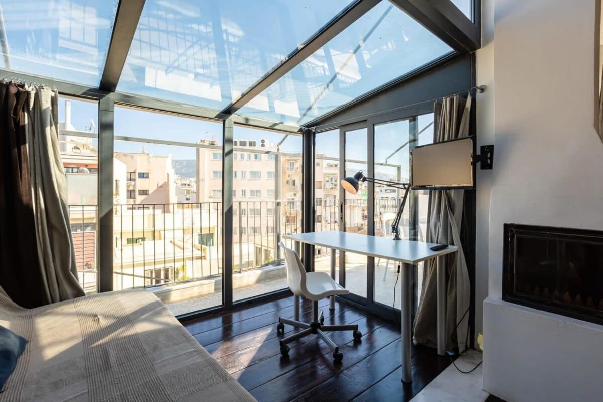 Acropolis Cozy Studio Home In The Heart Of Aten Exteriör bild